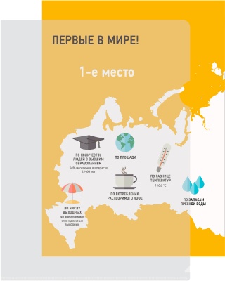 Папка-уголок Бюрократ -EE310/1CLEAR A4 пластик 0.15мм прозрачный