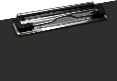 Папка клип-борд Бюрократ -PD602BLCK A4 пластик 1.2мм черный с крышкой