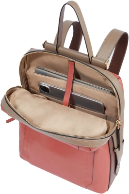 Рюкзак женский Piquadro Circle CA4576W92/ARTM терракотовый/кофейный натур.кожа