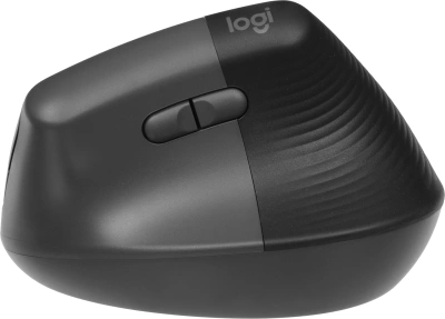 Мышь Logitech Lift графитовый оптическая 4000dpi silent беспров. BT/Radio USB для ноутбука 5but (910-006485)