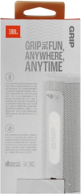 Колонка порт. JBL Grip белый 16W 1.0 BT 2600mAh (без.бат) (JBLGRIPWHT)