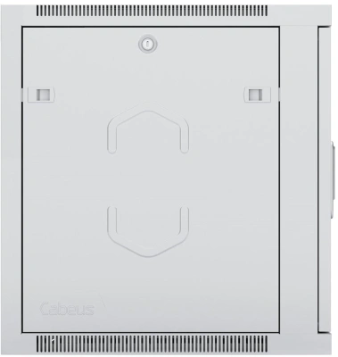 Шкаф коммутационный Cabeus (SH-05F-6U60/45) настенный 6U 600x450мм пер.дв.стекл 60кг серый 390мм 16кг 368мм IP20 сталь