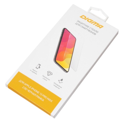 Защитное стекло для экрана Digma DGG2AP13PM для Apple iPhone 13 Pro Max 2.5D 1шт.