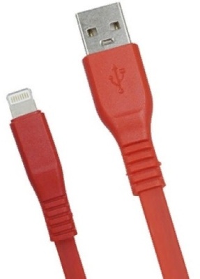 Кабель Premier 6-703RL45 2.0R USB (m)-Lightning (m) 2м красный пакет