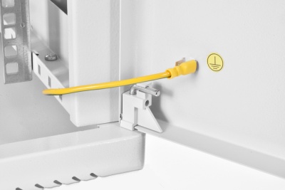 Шкаф коммутационный ЦМО (ШРН-М-9.500.1) настенный 9U 600x520мм пер.дв.металл направл.под закл.гайки 130кг серый 456мм 18.9кг 180град. 480мм IP20 сталь