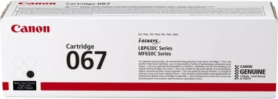 Картридж лазерный Canon 067BK 5102C002 черный бар.в компл. (1400стр.) для Canon LBP631/633/MF651/655/657