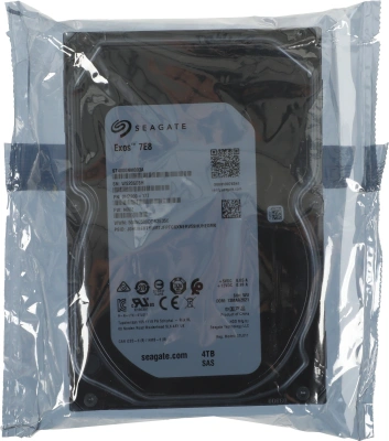 Жесткий диск Seagate SAS 3.0 4TB ST4000NM003A Server Exos 7E8 512N (7200rpm) 256Mb 3.5"