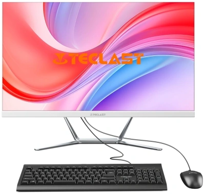 Моноблок Teclast K24 Air 23.8" Full HD i5 12450H (2) 16Gb SSD512Gb UHDG Windows 11 Pro GbitEth WiFi BT 120W клавиатура мышь белый 1920x1080