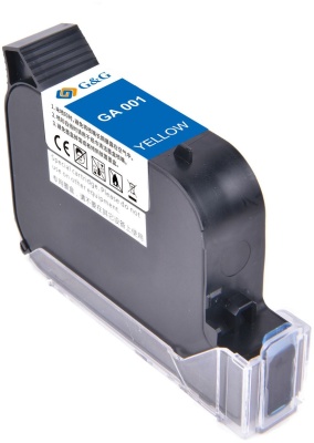 Картридж струйный G&G GA-001Y желт.пигм. (42мл) для G&G GG-HH1001 с чипом