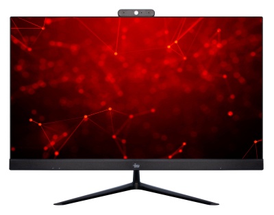 Моноблок IRU Агат 313 23.8" Full HD i3 10100 (3.6) 8Gb SSD256Gb UHDG 630 FreeDOS GbitEth WiFi BT 120W клавиатура мышь Cam черный 1920x1080