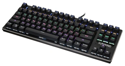 Клавиатура SunWind SW-K900G механическая черный USB Multimedia for gamer LED (1422332) кабель 1.8м