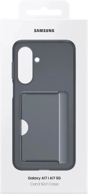 Чехол (клип-кейс) Samsung для Samsung Galaxy A17 Card Slot Case A17 черный (EF-OA176TBEGRU)