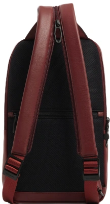 Рюкзак слинг Piquadro Russel CA6764W137/CU красное дерево натур.кожа