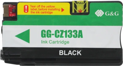 Картридж струйный G&G GG-CZ133A черный (73мл) для HP DJ T120/T520