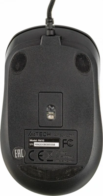 Мышь A4Tech Fstyler FM10 черный/серый оптическая 1600dpi USB 4but (FM10 GREY)