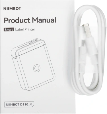 Термопринтер Niimbot D110 M (1746805) 203dpi 40мм/с/USB/BT для печ.этик. голубой