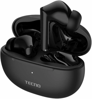 Гарнитура внутриканальные Tecno BD03 черный беспроводные bluetooth в ушной раковине (BD03 BLACK)