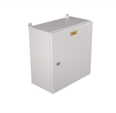 Шкаф распределительный Elbox EMW-600.400.210-1-IP66 настенный 600мм 400мм 210мм IP66 IK10 несъемн.бок.пан. 100кг серый