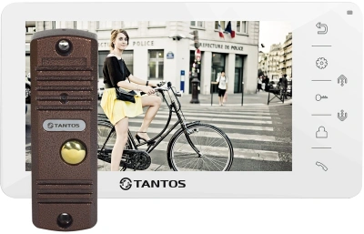 Комплект домофона Tantos Amelie kit белый