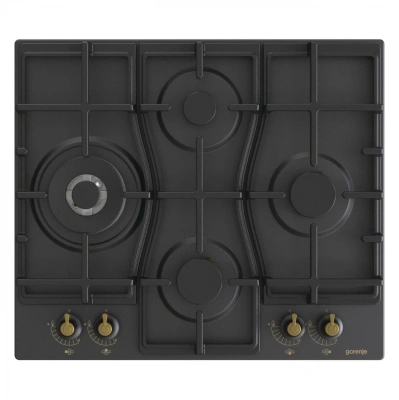 Газовая варочная поверхность Gorenje GW6D42CLB черный