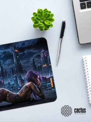 Коврик для мыши Cactus Erotic girl 700x400x3мм (CS-MP-PRO03XLL)