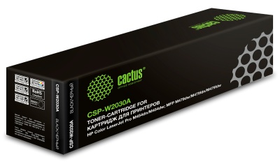 Картридж лазерный Cactus CSP-W2030A 415A черный (2400стр.) для HP LJ M454/MFP M479 с чипом