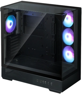 Корпус Zalman P40 Prism Plus черный без БП ATX 5x120mm 2xUSB3.0 audio bott PSU