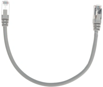Патч-корд Rexant 02-0210-03 F/UTP RJ-45 вил.-вилка RJ-45 кат.6 0.3м серый LSZH