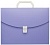Портфель Бюрократ Пастель PASTPP01VIO 1 отдел. A4 пластик 0.7мм фиолетовый