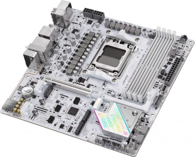 Материнская плата Asus ROG STRIX B850-G GAMING WIFI Socket AM5 AMD B850 4xDDR5 mATX AC`97 8ch(7.1) 2.5Gg RAID+HDMI+DP
