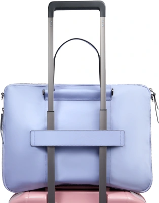 Деловая сумка женская Piquadro Lyra CA4021W92T/VI с отделением для ноутбука 15.6" лавандовая нейлон/натур.кожа