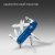 Нож перочинный Victorinox Climber (1.3703.T2) 91мм 14функц. синий полупрозрачный карт.коробка