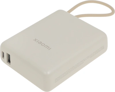 Мобильный аккумулятор Xiaomi BHR9333GL 10000mAh PD 33W 3A USB-A/USB-C бежевый