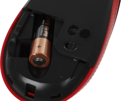 Мышь Logitech M190 черный/красный оптическая 1000dpi беспров. USB 2but (910-005926)