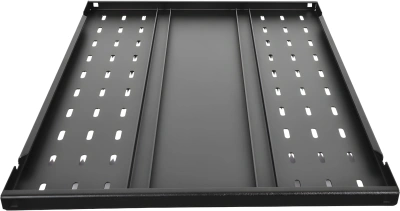 Полка стационарная для аккумуляторов ЦМО СВ-75АК-9005 1U нагр.:200кг. 19" 750мм черный (упак.:1шт)