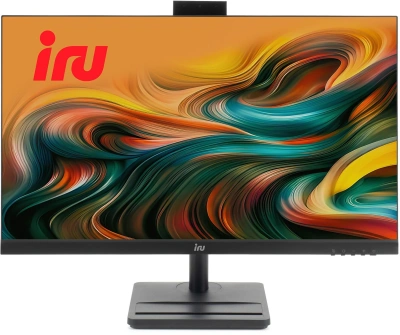 Моноблок IRU Strato 717 27" QHD i7 1255U (1.7) 16Gb SSD1Tb UHDG Windows 11 Pro GbitEth WiFi BT 120W Cam черный 2560x1440