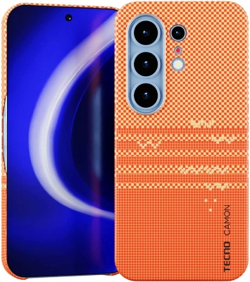Чехол (клип-кейс) KRUTOFF для Tecno Camon 50 Ultra оранжевый (1071711)