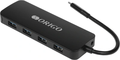 Разветвитель USB 3.0 Origo OU3390SNPD 4порт. черный (OU3390SNPD/B1)