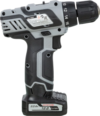 Дрель-шуруповерт Интерскол ДА-18ЭР аккум. патрон:быстрозажимной (436.2.2.20)