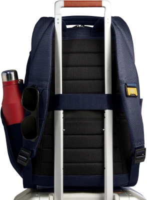 Рюкзак мужской Piquadro Lyss CA6928S143BM/BLU синий полиэстер/натур.кожа