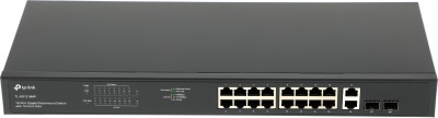 Коммутатор TP-Link TL-SG1218MP (L2) 18x1Гбит/с 2xКомбо(1000BASE-T/SFP) 16PoE+ 250W неуправляемый