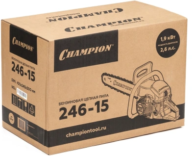 Бензопила Champion 246-15 1900Вт 2.6л.с. дл.шины:16" (38cm) (A246-15)