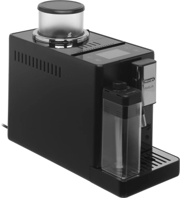 Кофемашина Delonghi Rivelia EXAM440.55.B 1450Вт серебристый/черный