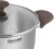 Кастрюля Rondell Coffee Bean RDS-1644 3.2л. d=20см (с крышкой) стальной Кастрюля Rondell Coffee Bean RDS-1644 3.2л. d=20см (с крышкой) стальной