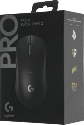 Мышь Logitech G Pro X Superlight 2 черный оптическая 32000dpi беспров. USB 4but (910-006632)