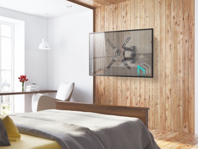 Кронштейн для телевизора Onkron M4 белый 32"-65" макс.35кг настенный поворот и наклон