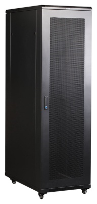 Шкаф коммутационный Lanmaster (TWT-CBB-18U-6X10-G1) напольный 18U 600x1000мм пер.дв.стекл 2 бок.пан. металл 800кг черный 62кг 988мм IP20 металл