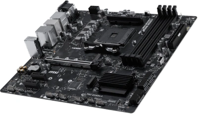 Материнская плата MSI PRO B550M-P Soc-AM4 AMD B550 4xDDR4 mATX AC`97 8ch(7.1) GbLAN RAID+VGA+HDMI+DP