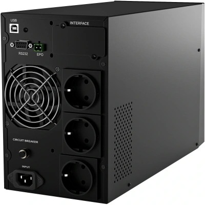 Источник бесперебойного питания Powercom Macan Plus MAC1000TEN 1000Вт 1000ВА черный