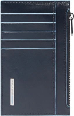 Чехол для кредитных карт Piquadro Blue Square PP6561B2R/BLU2 темно-синий натур.кожа